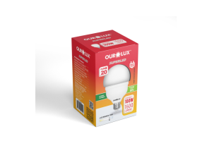 Lâmpada Led Bulbo T20W Bivolt BR6500K E27 Ourolux