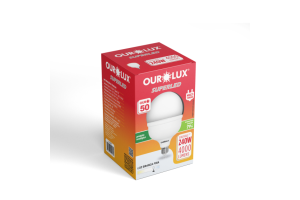 Lâmpada Led Bulbo T50W Bilvolt BR6500K E27 - Ourolux