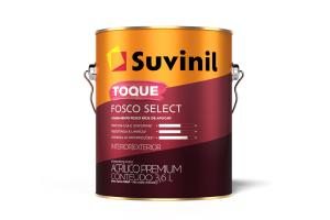 Tinta Acrílica 3,6L Toque Fosco Select - Suvinil