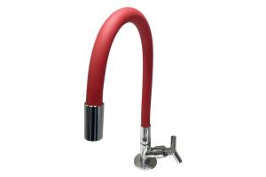 Torneira Bica Móvel Pia Cozinha Mesa Fit Vermelho C55 1/4 Dn15 1169 Bognar 